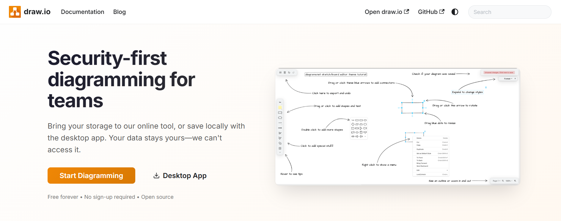 draw.io, редактор с шаблонами BPMN и других нотаций